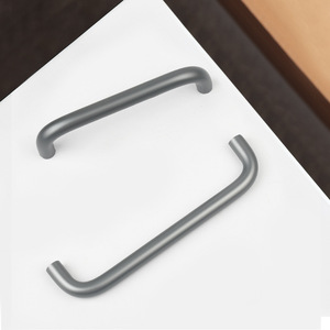 Modern Minimalist Aluminum Alloy U Shaped <b>Cabinet</b> Handle Antirust Wardrobe Drawer Furniture Hardware - Product Image 2
