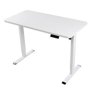 Electric Height Adjustable <b>Desk</b> Frame Single Motor Metal Powder Coated Lifting Computer <b>Desk</b> Legs - Product Image 1