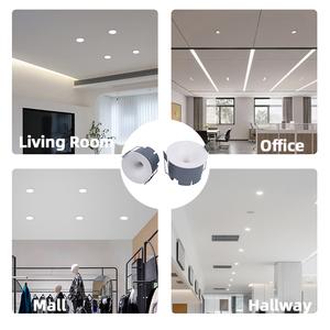 OKELI Usine de Zhongshan Vente en gros Downlight LED COB encastré profond rond 10W 15W 85LM/W D70*H55MM /D85*H60MM - Product Image 6