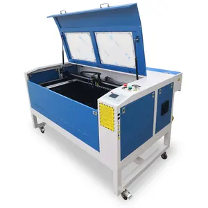 HOT SALE! 80W 60x100mm co2 Laser Engraving Machine with CW-3000 Water Chiller