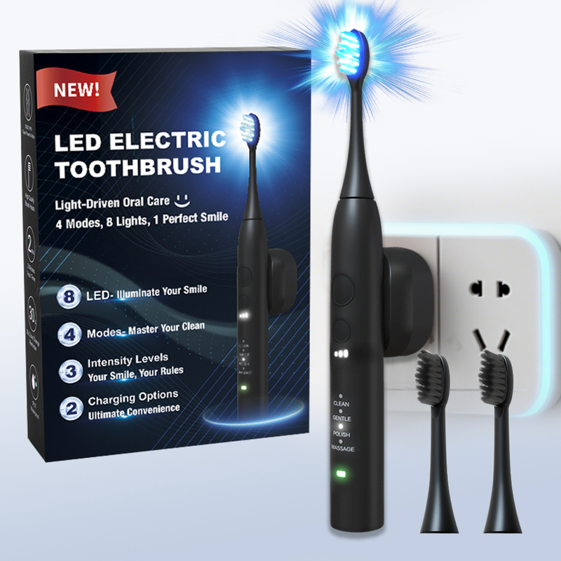 LED Sonic Toothbrush Teeth Whitening Blue