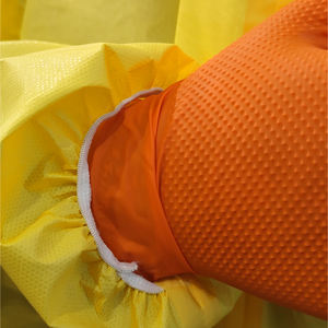 EPI TYPE 3 Jaune Couleur Vêtements de protection chimique personnalisés Uniforme de sécurité Vêtements de travail industriels Peintres FR Combinaison <span class=keywords><strong>pour</strong></span> hommes - Product Image 5