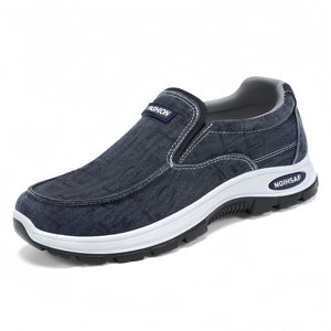 Chaussures pour hommes, chaussures de course décontractées pour hommes, nouvelle conception de <span class=keywords><strong>toile</strong></span> de denim antidérapante, à la mode, augmentation de la hauteur, fonction respirante - Product Image 6