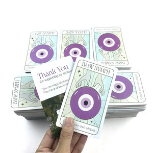 カスタムデザインパーソナライズ紙サンキューカード印刷ロゴウェディング招待状ギフトポストカード - Product Image 2