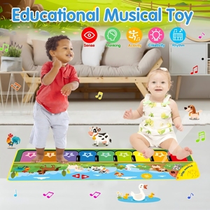 Spaßiges Neues Elektronisches Klavier-Puzzle & Tanzteppich Frühpädagogisches & Stressabbau-Spielzeug für Kinder - Product Image 2