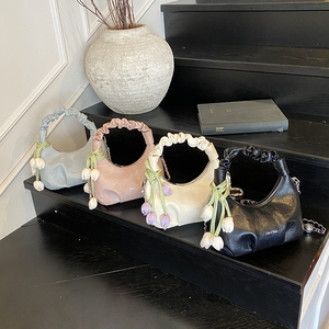 Mới nhất phổ biến cô gái túi xách phụ nữ trẻ hàng ngày lưỡi liềm túi cho phụ nữ - Product Image 1