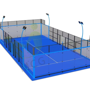2024 Nuevo diseño Padel Tenis Deportes al aire libre Padel Fabricante Panorámico Padel Cancha de tenis - Product Image 1