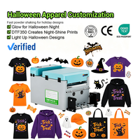 Machine à secouer la poudre DTF Fcolor pour Halloween, application et recyclage automatiques de la poudre pour imprimante DTF par transfert thermique