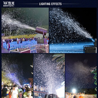Machine à Neige à Tête Mobile 3000W pour Effets Scéniques Intérieurs et Extérieurs, Contrôle Manuel et à Distance, Idéale pour Fêtes de Noël et Événements