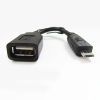 Haute qualité Micro 5P mâle à USB câble de Données Femelle OTG Câble Adaptateur