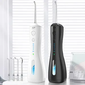 Air Dental Flosser Cordless Oral Irrigator 250ML Portable IPX7 Pembersih Gigi Air Tahan Air 6 Mode Water Flossing Pick