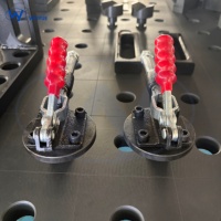 Fixation rapide circulaire push-pull, pince de positionnement à dégagement rapide pour plateforme de soudage 3D D16 D28