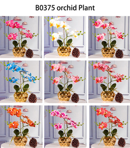 Orchidées artificielles papillon en latex, vente en gros, décoration de maison - Product Image 5