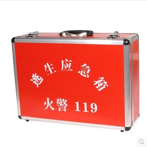 Kit de Emergencia Contra Incendios, Caja Ignífuga de Aluminio de 35cm x 45cm x 15cm para Escape y Primeros Auxilios - Product Image 3