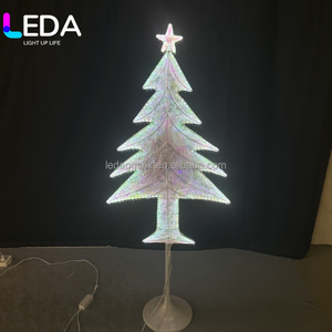 LEDA Lumière LED extérieure étanche 2D motif étoile de Noël pour la décoration de Noël des rues, centres commerciaux, parcs et paysages festifs - Product Image 6