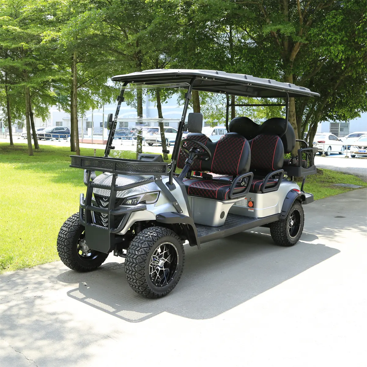 Off Road Street Legal 48V 72V Batería de litio Karts Car Buggy 2 4 6 Seater carrito de golf eléctrico