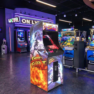 Macchina da combattimento <span class=keywords><strong>a</strong></span> <span class=keywords><strong>due</strong></span> giocatori Console di gioco Arcade materiale in legno personalizzabile 1 anno di garanzia più <span class=keywords><strong>giochi</strong></span> inglese Wifi abilitato - Product Image 1