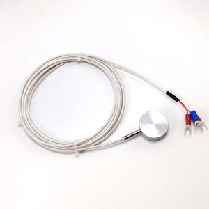 Egt thăm dò khí thải cảm biến nhiệt độ k loại 1/8 NPT Ren Núi SS bện sợi thủy tinh dây cặp nhiệt điện mét - Product Image 4