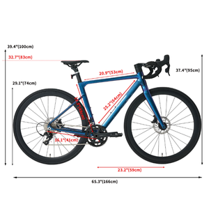 Vélo de <span class=keywords><strong>course</strong></span> sur route en aluminium 700C pour hommes avec <span class=keywords><strong>cadre</strong></span> 18 vitesses 48/50cm et pédale ordinaire de frein à disque avec roues 700C - Product Image 6