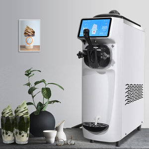 Machine à glace molle commerciale compacte 2025, directement d'usine, multifonctionnelle 220V, neuve ou d'occasion, pièces de rechange gratuites pour lait et eau - Product Image 5