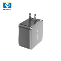 Cargador Rápido Adaptativo de 65W PD3.1/QC2.0 con 2 Puertos Tipo-C, Plegable, Ecológico, Protección Contra Sobrecarga/Sobrecorriente, Entrada de 50/60Hz