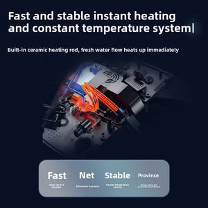 P-트랩 공장 현대식 스마트 디지털 변기 시트 워머 포함 전기 변기 고급 지능형 사이포닉 탱크 리모컨 - Product Image 5