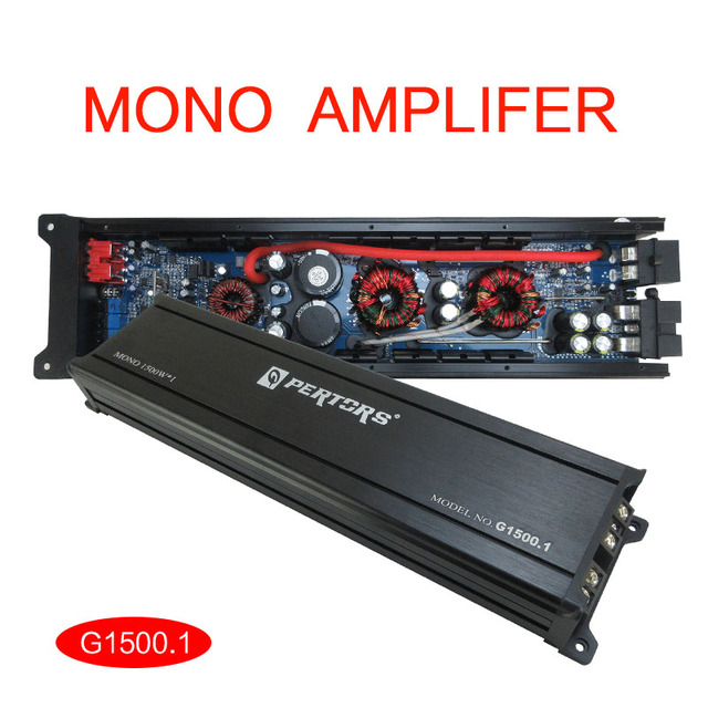 Car Audio Amplifier Mono Amplifier Class D  1500W *1ch Q-PERTORS Brand G1500.1