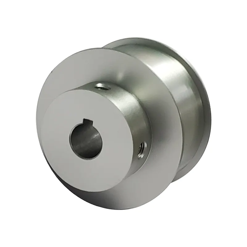 Totco 402701001401 Steampunk Aluminum Flat Belt Drive Pulley 2-1/4" Diameter 