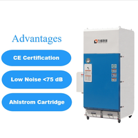 Nouveau système de filtration d'air à haute efficacité avec filtre HEPA, collecteur de poussière et extracteur de fumée, efficacité de 99,99 %, moteur 15 kW, 10 m³/h