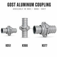 Kopling Aluminium Die-Cast GOST KD51 KD66 KD77 Kopling Selang Guillemin Sambungan Cepat Perlengkapan Pipa Irigasi Pemadam Kebakaran