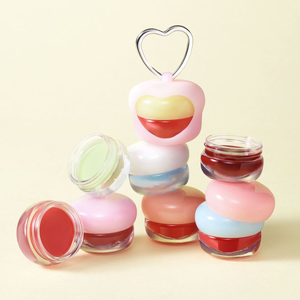 Mini Brillo Labial Hidratante y Humectante de Larga Duración con Forma de Corazón y Tapa con Anillo en Forma de Corazón - Product Image 5