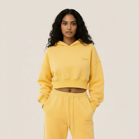 Sweats à capuche personnalisés unisexes coupe ample, pull-over à capuche en tricot uni respirant anti-boulochage, ensembles streetwear d'hiver 420g avec logo frontal ODM