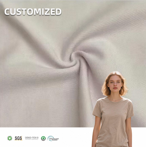 Ткань OEKO-100: комфортная и дышащая, 65% хлопок, 35% полиэстер, двойное пике, мягкий органический материал для пижам - Product Image 1