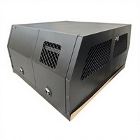 Auvent de benne en aluminium de 700 mm à 1800 mm avec boîte pour chien et boîte à outils pour pick-up