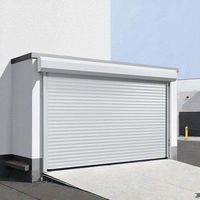 Portes de garage en acier coupe-vent de style moderne avec ouverture latérale électrique et conception antivol pour villas et appartements commerciaux
