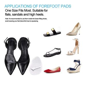 Coussinets en <span class=keywords><strong>silicone</strong></span> pour l'avant-pied, sandales à talons hauts, coussinets pour les orteils, chaussures pour femmes, soulagement de la douleur pour les longues périodes debout - Product Image 5