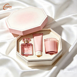 Boîte en papier rigide personnalisée avec base octogonale, couvercle, éponge, gaufrage UV, estampage à chaud, papier couché, emballage aseptique, parfum, soins de la peau - Product Image 5