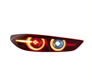 Ensemble de feux arrière à LED pour <span class=keywords><strong>Mazda</strong></span> <span class=keywords><strong>3</strong></span> Axela 2020-<span class=keywords><strong>2022</strong></span> Feux clignotants dynamiques Accessoires de voiture 6500K Couleur 100W - Product Image 1