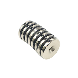 N50 n52 N52 nodymium מגנט הארץ נדיר חזק מגנטי עגול ndfeb חור עם ריתוך חיתוך כיפוף