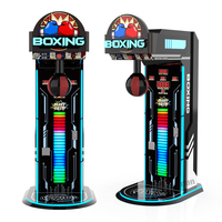 FOCON Ultimate Coin Operated Boxing Arcade Machine, Version anglaise, Jeu de frappe électronique à tickets pour Centres de Divertissement Familiaux, Centres Commerciaux et Bars