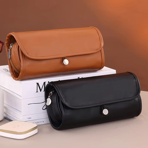 Borsa Organizer Portatile con Divisori, Grande Capacità, Impermeabile in PU, per Pennelli da Trucco, Multi Scomparto, Custodia da Viaggio per Cosmetici - Product Image 1