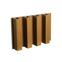 Panneaux muraux ignifuges en WPC SPC avec grain de bois PVC pour la décoration murale et les applications de divertissement