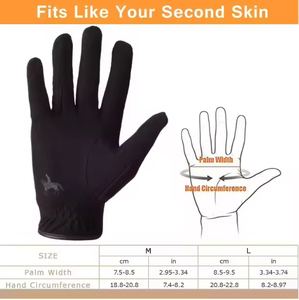 Gants d'équitation pour femmes, gants d'équitation extensibles, respirants, pour femmes, jeunes filles, cyclisme en plein air - Product Image 4
