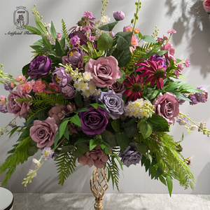 Prix de gros fleur artificielle pièce centrale support pour pièce centrale avec supports - Product Image 2