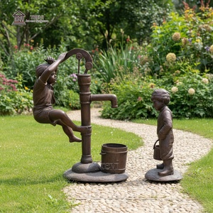 Estatua <span class=keywords><strong>de</strong></span> Bronce Fundido a Tamaño Real <span class=keywords><strong>de</strong></span> Niños Jugando, Escultura TREVI para Decoración <span class=keywords><strong>de</strong></span> Jardín - Product Image 3