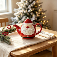 Ensemble de vaisselle en céramique de Noël de qualité supérieure - Décoration de table peinte à la main pour les fêtes