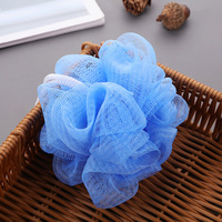 DS2666 Pouf en maille de bain Boule de douche Pouf de douche Gommage du corps Éponge de lavage du corps Bain Douche Luffa Éponge