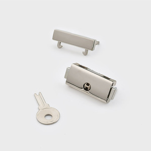 Hebilla de cierre de aleación de zinc, chapada en oro brillante y plata, para bolsos, cajas de madera, estuches de joyería, duradera - Product Image 2