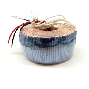 Transformador Toroidal de cinta aislante, cable de cobre, amplificador de salida de tubo