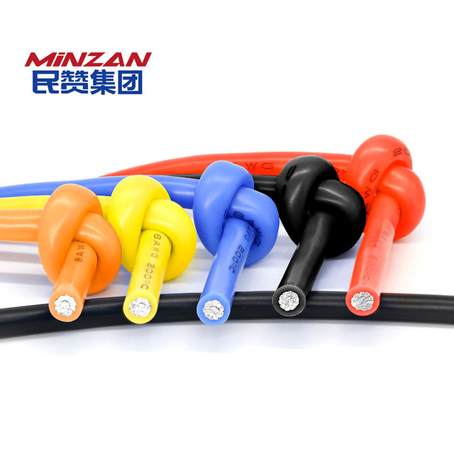 758 Standard Flexible Soft Silicone Rubber Wires High Temperature Insulated 16 18 20 22 24 26 AWG Stranded Silicone Cables